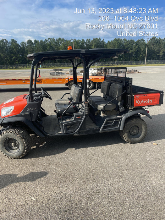 2021 Kubota RTV-X1140W-H Plastic Canopy, Windshield Acrylic Clear, LED Strobe Light, Wire Harness Kit, Back up Alarm