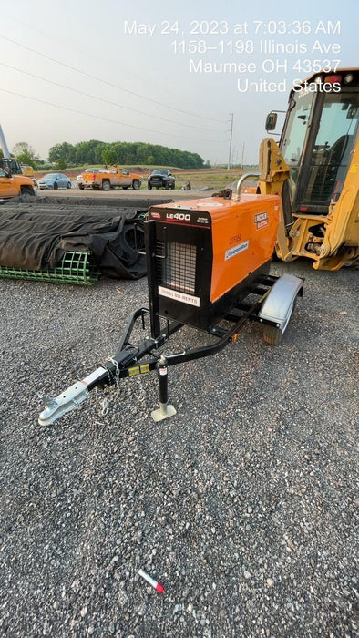 2022 Lincoln Electric LE400 Kubota V1505, Trlr, Cable Rack, Light Kit, ES Decals, T3