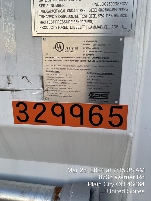 2023 UNITY BLOC 2500