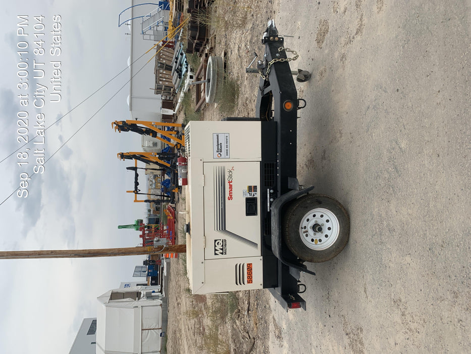 2020 Multiquip DLW400ESA4 400 amp Welder, 14kW, 120/240V, T4F Kubota, Trailer
