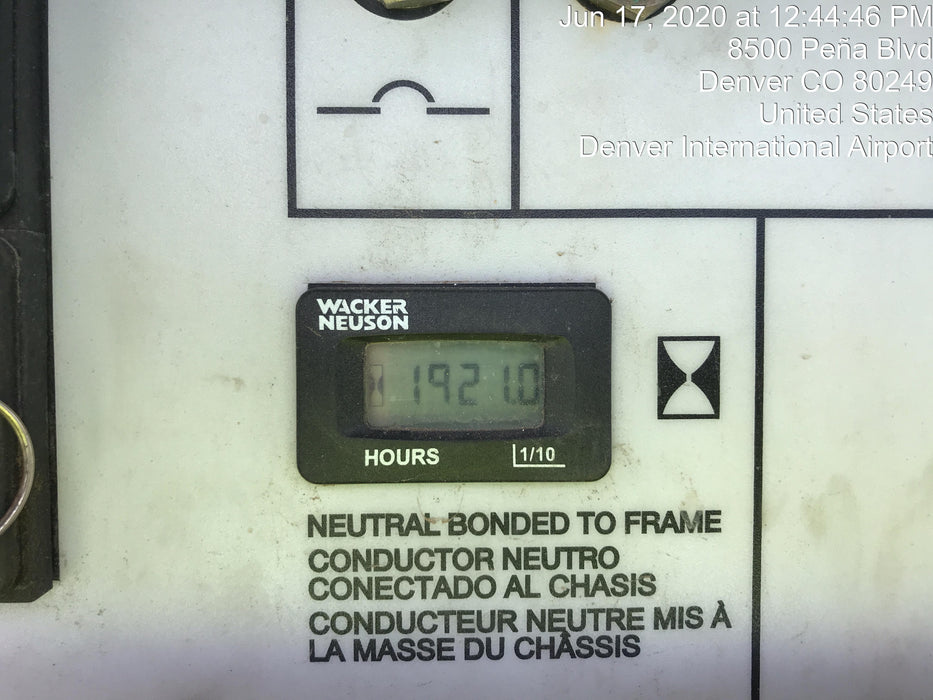 2018 Wacker Neuson LTV6L-MH Wacker Neuson LTV6L Mobile Light Tower w/Fuel Level Sensor Installed