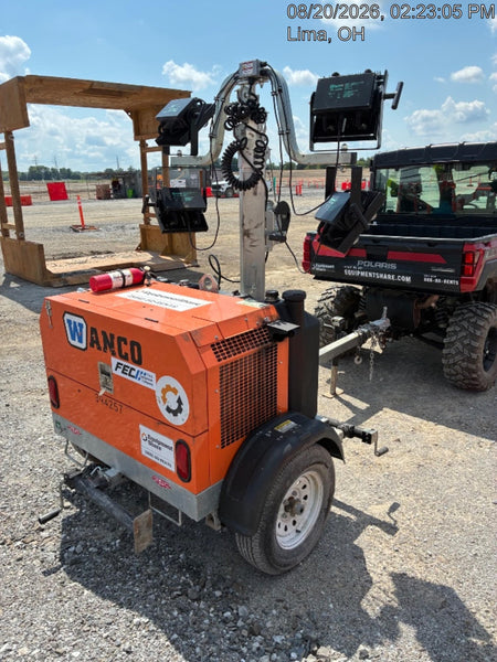 2024 Wanco WLTT-4MM4K Diesel, Deep Sea Controller, Shore Power Plug, Auto Start, (4) 350W LED Floodlights, 4kW Generator, 60 Gal Fuel Tank, 2" Ball, T3