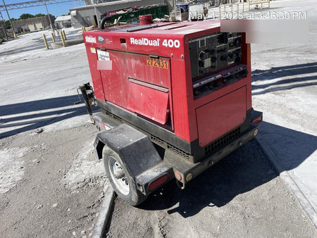 2022 Shindaiwa DGW400MDL Kubota D902 Engine, 23 HP, Dual Op Welder, Wire, Arc, Droop Stick, Tig, and CC Stick Functionality, Simulphase, 3 Phase and 1 Phase Gen Output, Single Axle NB Trlr, Slr Trckl Chrg 12V 12W, Fire Ext