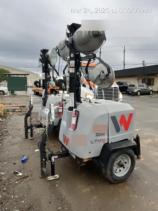 2019 Wacker Neuson LTV6L-MH Wacker Neuson LTV6L Mobile Light Tower w/Fuel Level Sensor Installed