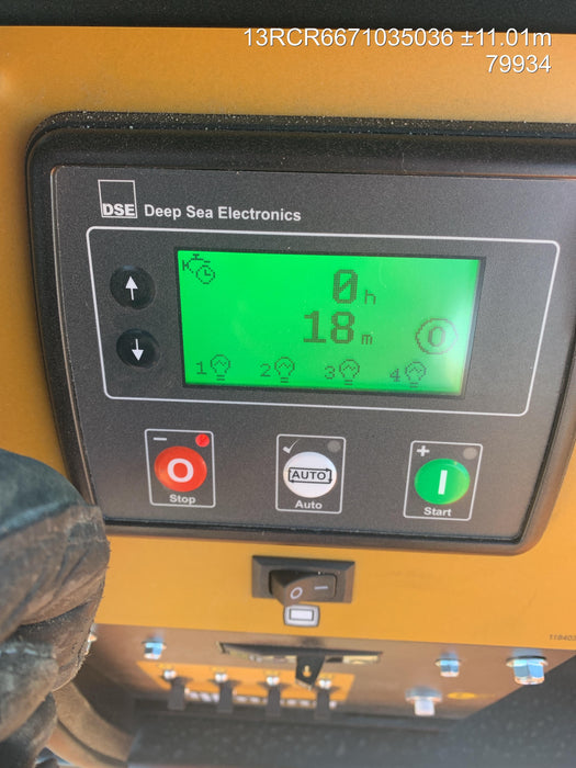 2022 Allmand NLV3GR (4) LED Light Fixture 350W, 23' Vertical Mast, 3kW Prime, Towable, ES Decals, T3