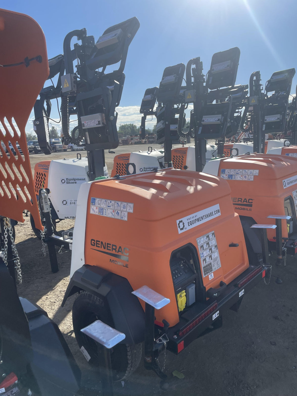 2023 Generac MLT2 Diesel, Flex Switch 120V Input, Powerzone Controller, 
(4) 320W LED Lights, 4kW Generator, 39.9 Gal Fuel Tank, 2" Ball, T3