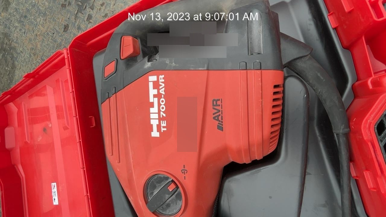 2019 HILTI TE 700-AVR