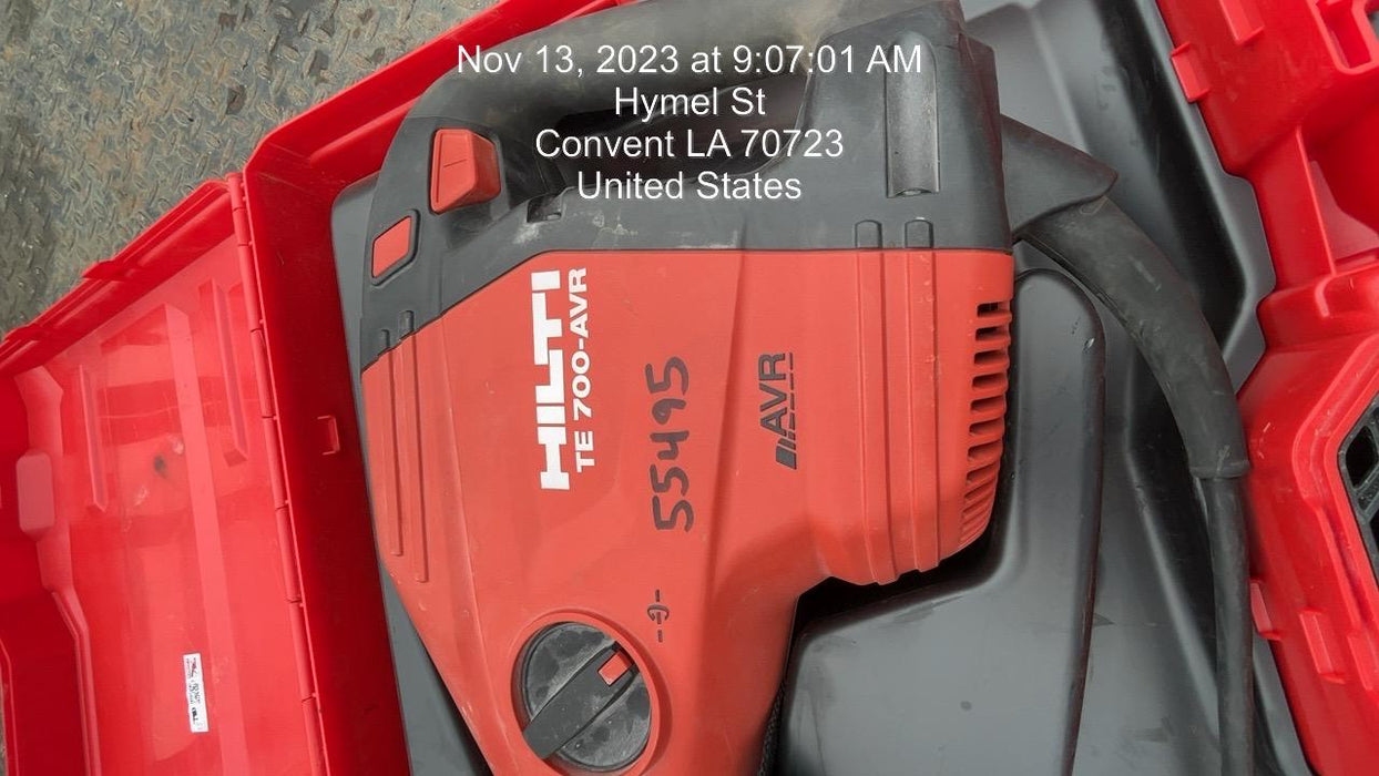 2019 HILTI TE 700-AVR