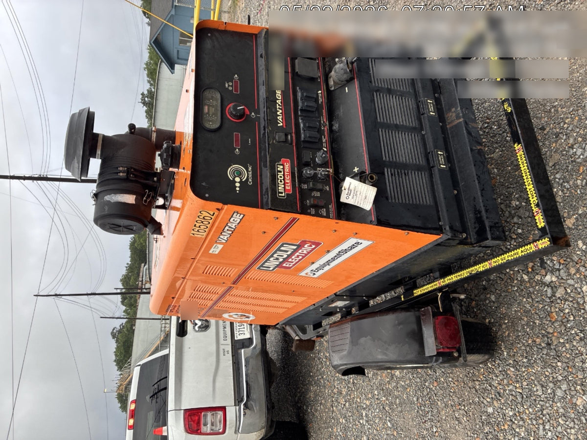 2021 Lincoln Electric Vantage 549X Ready Pak 3, ORANGE (includes trailer, cable rack, fender light kit)