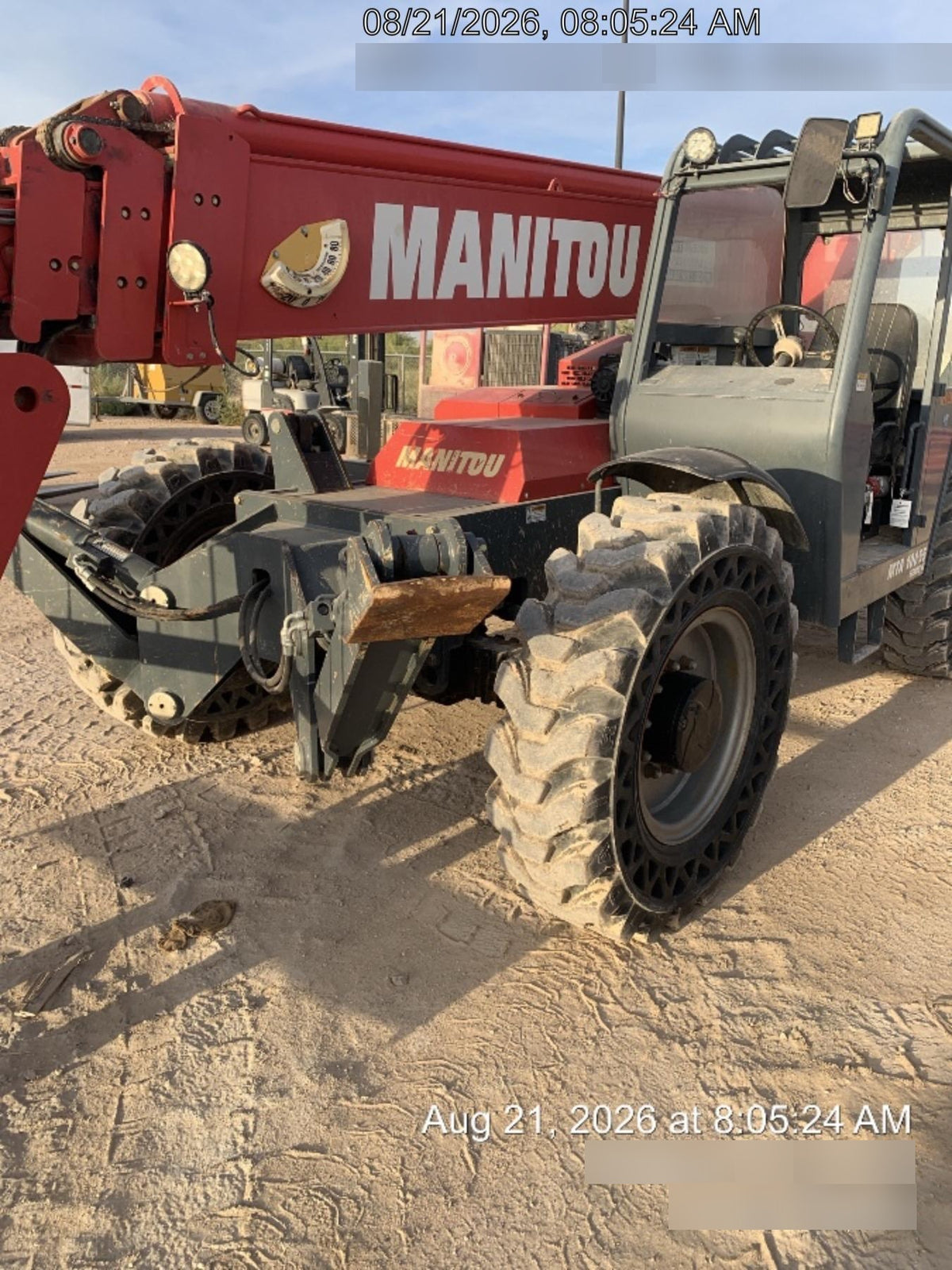 2018 Manitou MTA10055 Manitou MTA10055 - Canopy, Worklights, Beacon, 66" Carriage, 60" Forks, Solid Tires, Aux Hydraulics
