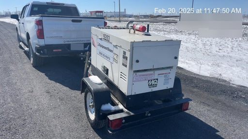 2018 Multiquip DLW300ESA1 Multiquip DLW300ESA1 300 Amp Welder w/Trailer, 100' of Lead, 50' of Ground, Wired Remotes