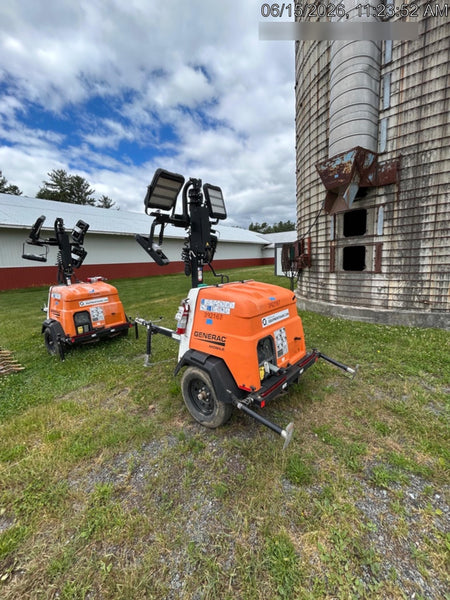 2024 Generac MLT2 Diesel, Flex Switch 120V Input, Powerzone Controller, 
(4) 320W LED Lights, 4kW Generator, 39.9 Gal Fuel Tank, 2" Ball, T3