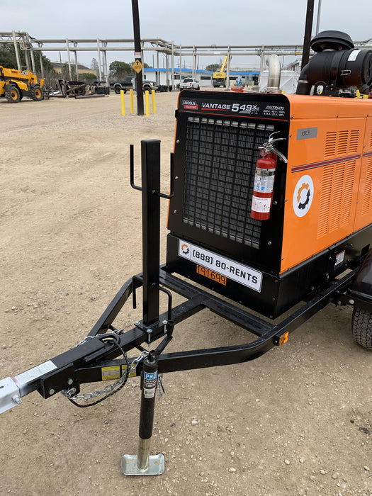 2021 Lincoln Electric Vantage 549X Ready Pak 3, ORANGE (includes trailer, cable rack, fender light kit)