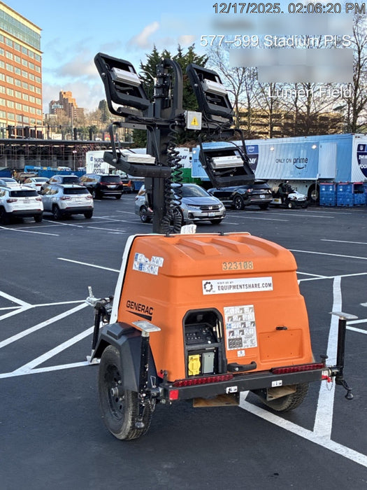 2023 Generac MLT2 Diesel, Flex Switch 120V Input, Powerzone Controller, (4) 320W LED Lights, 4kW Generator, 39.9 Gal Fuel Tank, 2" Ball, T3