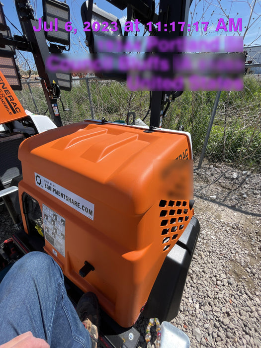 2023 Generac MLT2 Diesel, Flex Switch 120V Input, Powerzone Controller, (4) 320W LED Lights, 4kW Generator, 39.9 Gal Fuel Tank, 2" Ball, T3