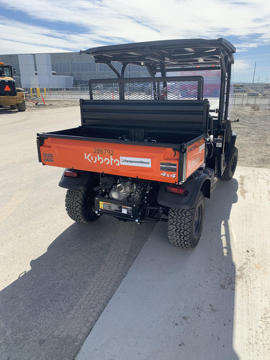 2022 Kubota RTV-X1140W-H Plastic Canopy, Windshield Acrylic Clear, LED Strobe Light, Wire Harness Kit, Back up Alarm