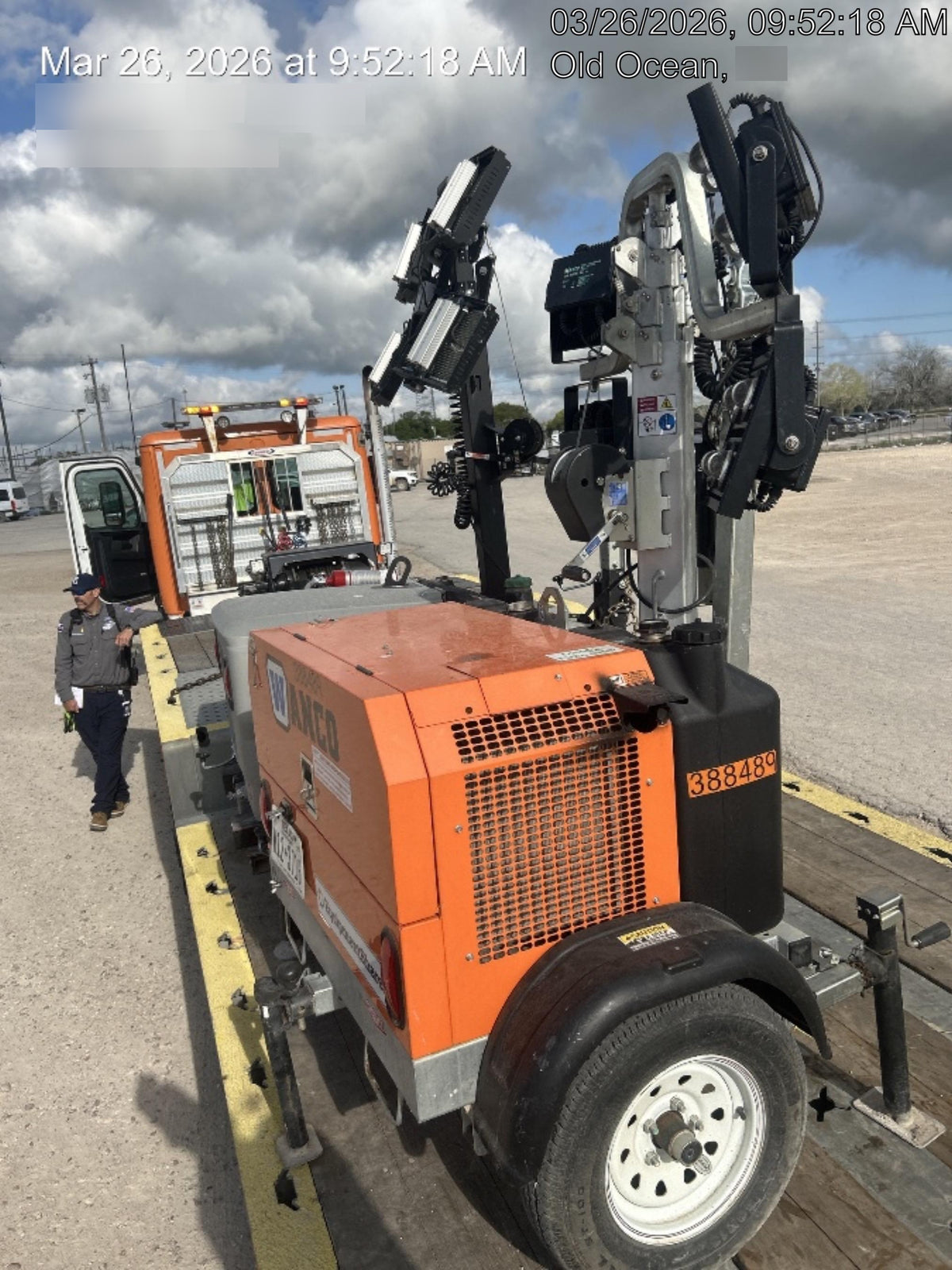 2024 Wanco WLTT-4MM4K Diesel, Deep Sea Controller, Shore Power Plug, Auto Start, (4) 350W LED Floodlights, 4kW Generator, 60 Gal Fuel Tank, 2" Ball, T3
