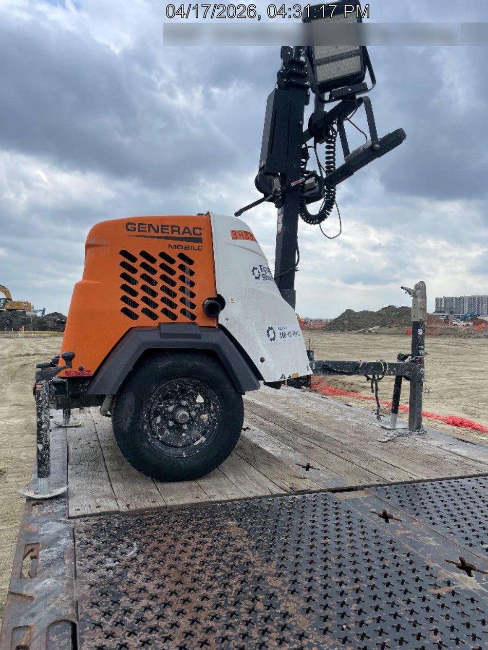 2024 Generac MLT2 Diesel, Flex Switch 120V Input, Powerzone Controller, 
(4) 320W LED Lights, 4kW Generator, 39.9 Gal Fuel Tank, 2" Ball, T3