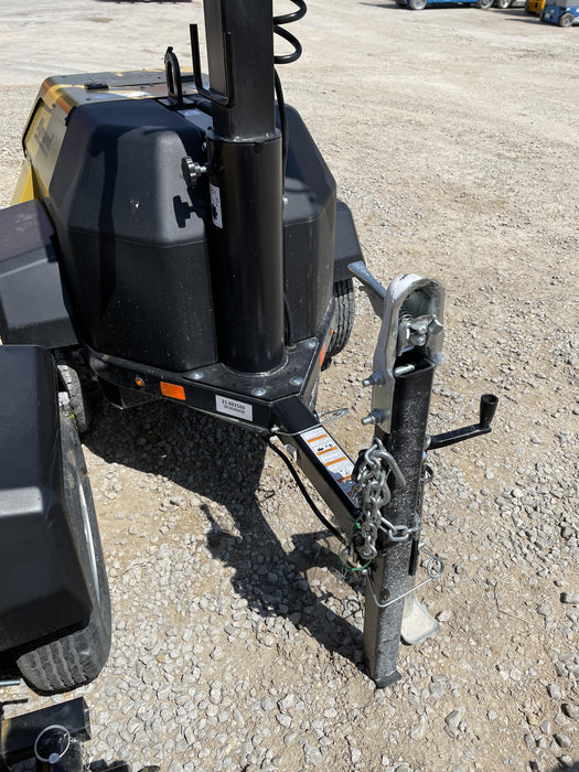 2022 Allmand NLV3GR (4) LED Light Fixture 350W, 23' Vertical Mast, 3kW Prime, Towable, ES Decals, T3