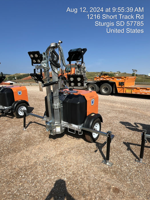 2024 Wanco WLTT-4MM4K Diesel, Deep Sea Controller, Shore Power Plug, Auto Start, (4) 350W LED Floodlights, 4kW Generator, 60 Gal Fuel Tank, 2" Ball, T3