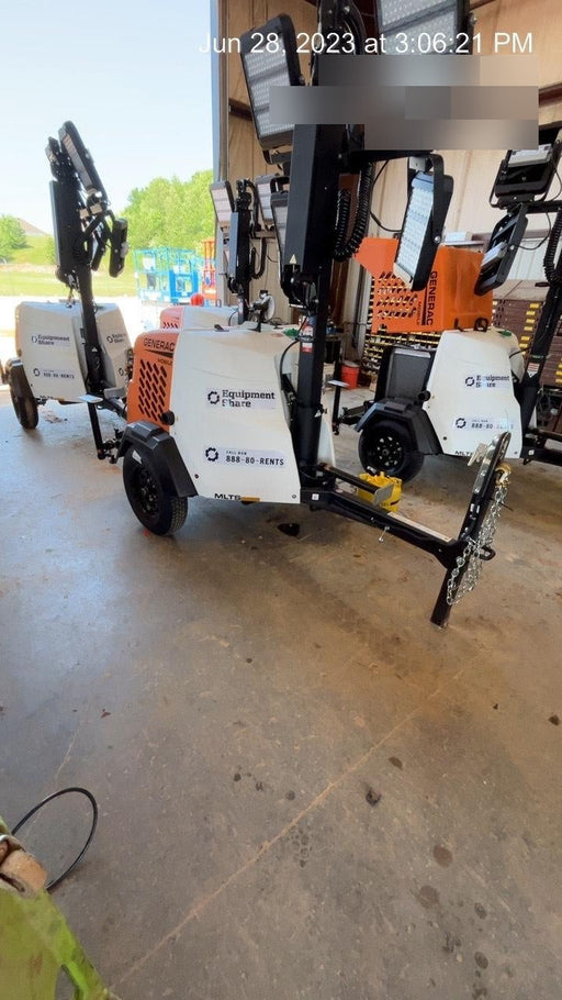 2023 Generac MLT2 Diesel, Flex Switch 120V Input, Powerzone Controller, (4) 320W LED Lights, 4kW Generator, 39.9 Gal Fuel Tank, 2" Ball, T3