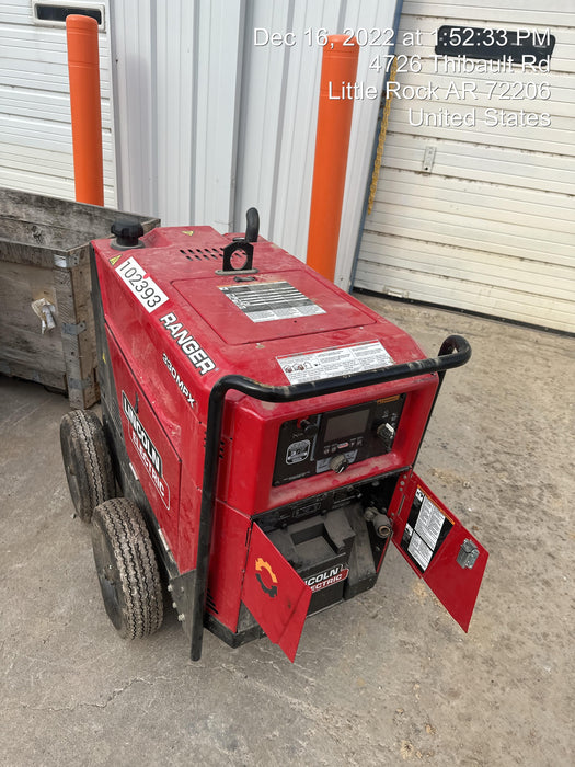2020 Lincoln Electric Ranger 330MPX Kohler Engine, 330A/28V