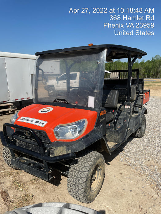 2021 Kubota RTV-X1140W-H Plastic Canopy, Windshield Acrylic Clear, LED Strobe Light, Wire Harness Kit, Back up Alarm