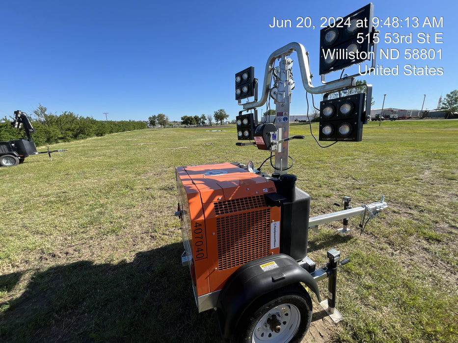 2024 Wanco WLTT-4MM4K Diesel, Deep Sea Controller, Shore Power Plug, Auto Start, (4) 350W LED Floodlights, 4kW Generator, 60 Gal Fuel Tank, 2" Ball, T3