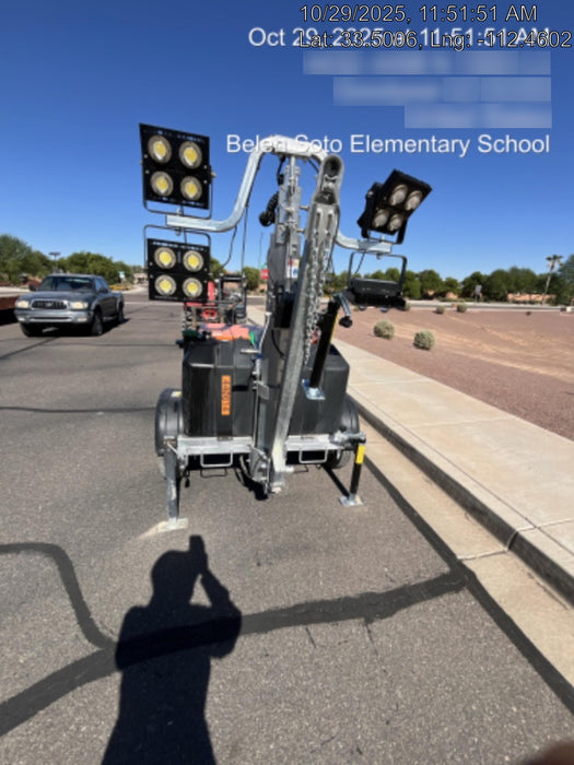 2024 Wanco WLTT-4MM4K Diesel, Deep Sea Controller, Shore Power Plug, Auto Start, (4) 350W LED Floodlights, 4kW Generator, 60 Gal Fuel Tank, 2" Ball, T3