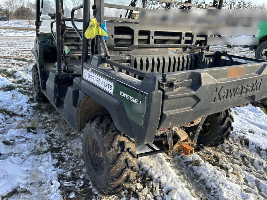 2019 Kawasaki Mule PRO-DXT Standard Options, Backup Alarm, Beacon, Plastic Hard Top, Poly Windshield, Horn Kit