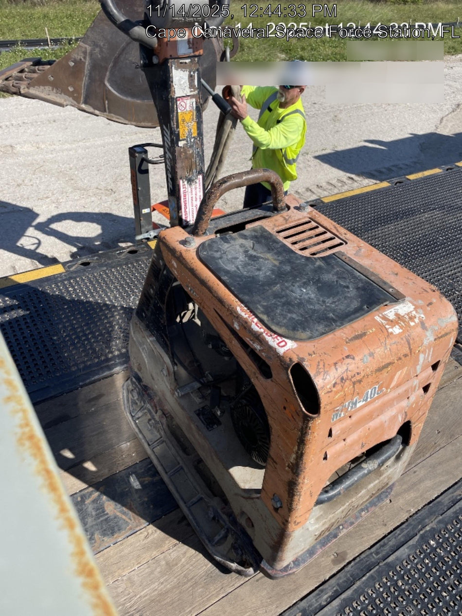 2022 Multiquip MVH408GH Reversible Plate Compactor, Gas