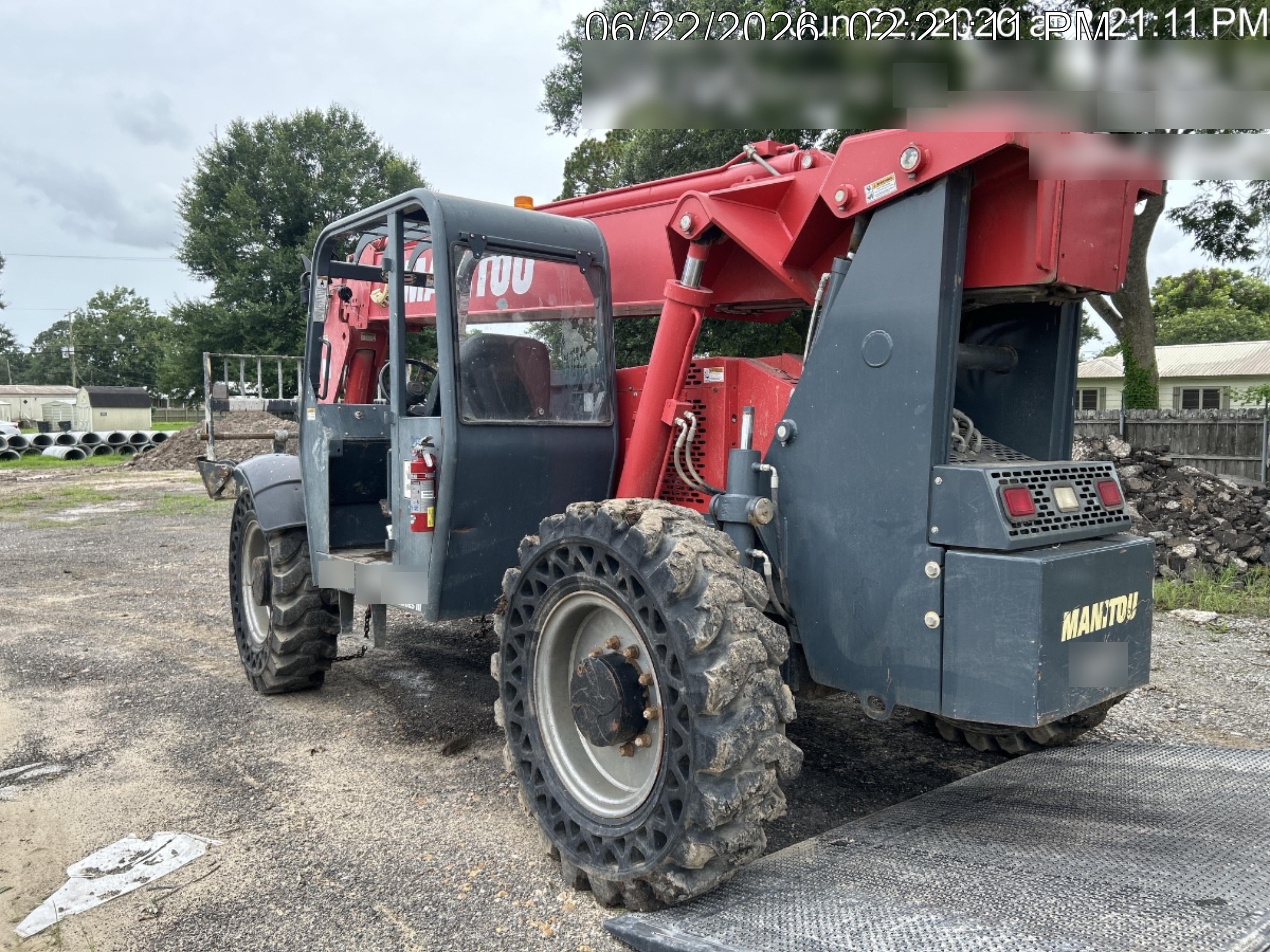 2018 Manitou MTA10055 MTA10055 - Canopy, Worklights, Beacon, 66" Carriage, 60" Forks, Solid Tires, Aux Hydraulics
