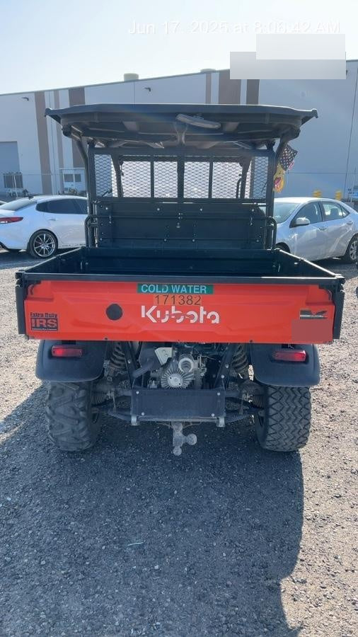 2022 Kubota RTV-X1140W-H Plastic Canopy, Windshield Acrylic Clear, LED Strobe Light, Wire Harness Kit, Back up Alarm