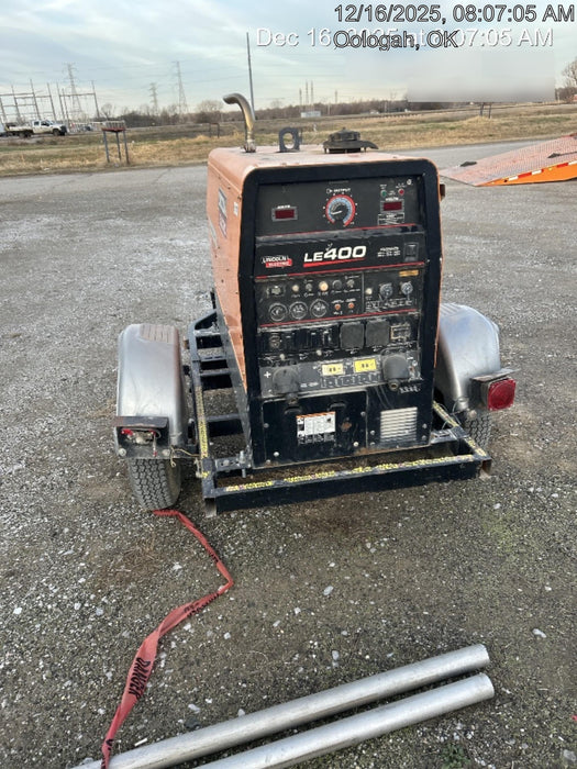 2022 Lincoln Electric LE400 Kubota V1505, Trlr, Cable Rack, Light Kit, ES Decals, T3