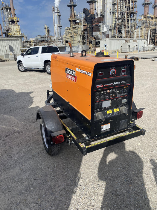 2021 Lincoln Electric Vantage 322 Vantage 322 Ready Pak 3 w/ Decals, ORANGE (includes trailer, cable rack, fender light kit) NO Telematics