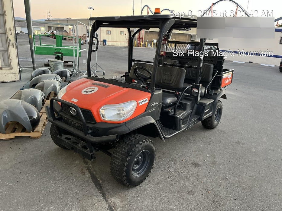 2022 Kubota RTV-X1140W-H Plastic Canopy, Windshield Acrylic Clear, LED Strobe Light, Wire Harness Kit, Back up Alarm