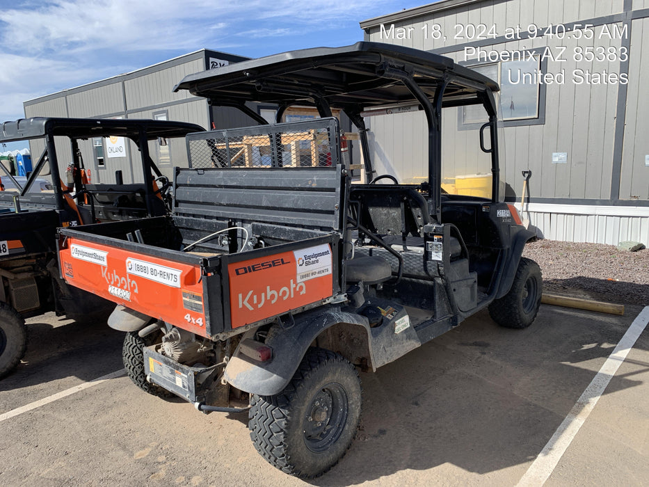 2022 Kubota RTV-X1140W-H Plastic Canopy, Windshield Acrylic Clear, LED Strobe Light, Wire Harness Kit, Back up Alarm