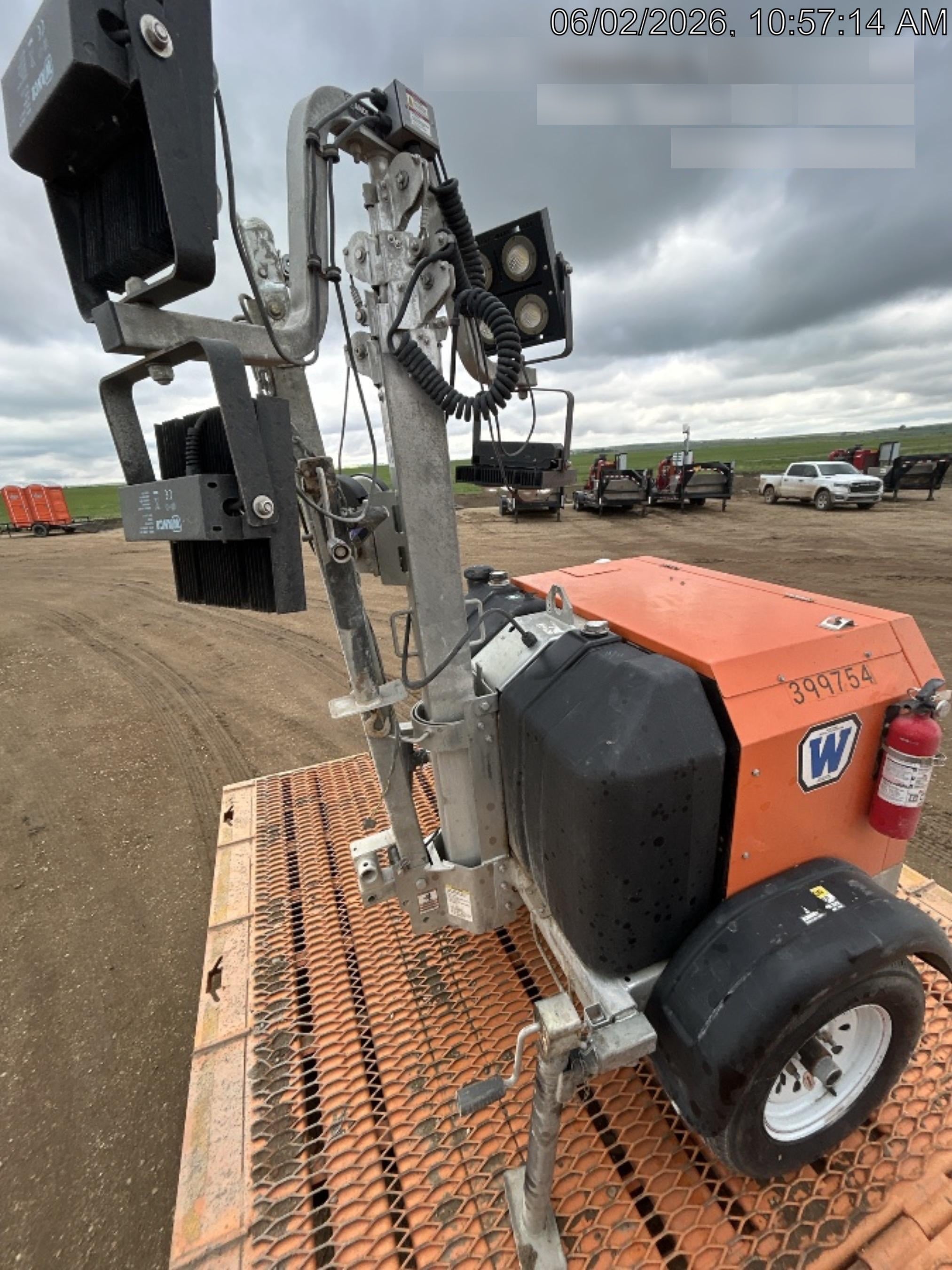 2024 Wanco WLTT-4MM4K Diesel, Deep Sea Controller, Shore Power Plug, Auto Start, (4) 350W LED Floodlights, 4kW Generator, 60 Gal Fuel Tank, 2" Ball, T3