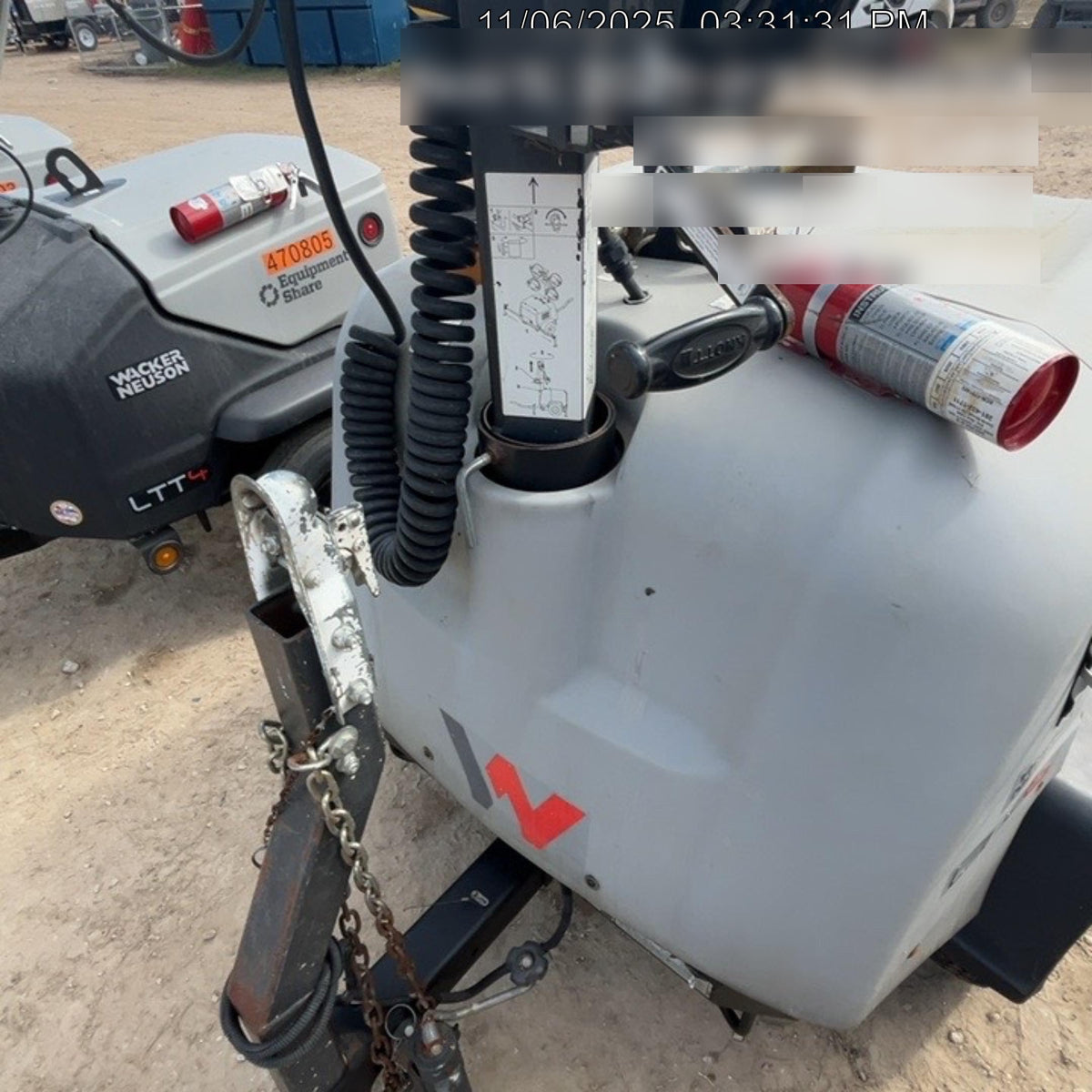 2019 Wacker Neuson LTV6L-MH Standard Options, ES Track Hardware, Fuel Level Sensor