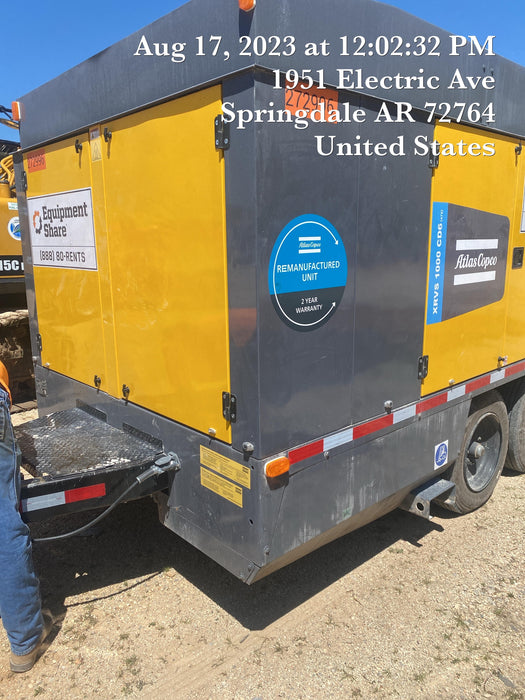 2022 ATLAS COPCO XRVS 1000 Tier 3 Reman