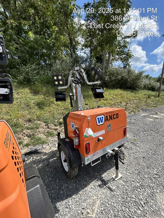 2024 Wanco WLTT-4MM4K Diesel, Deep Sea Controller, Shore Power Plug, Auto Start, (4) 350W LED Floodlights, 4kW Generator, 60 Gal Fuel Tank, 2" Ball, T3