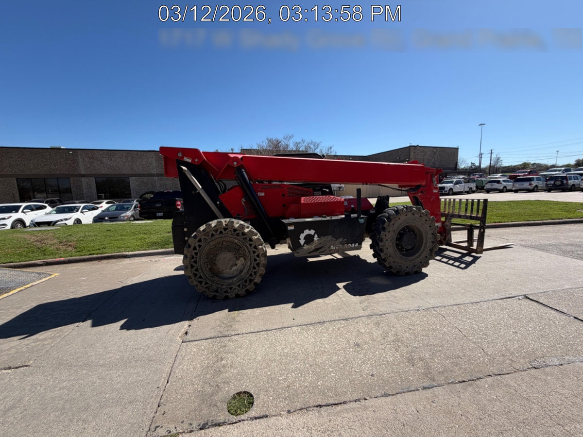 2020 Manitou MTA8044 74hp T4F, Open ROPS, Cab and Boom LED work lights, Auxiliary Hydraulics, Solid Tires, Amber strobe, Lift Hook w/66" Carriage, 60" Forks