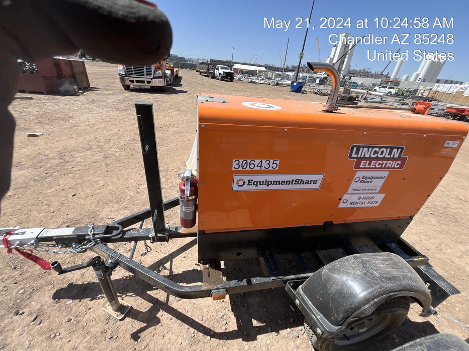 2023 Lincoln Electric LE400 Kubota V1505, Trlr, Cable Rack, Light Kit, ES Decals, T3