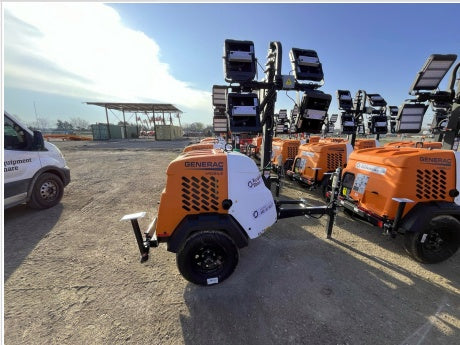 2024 Generac MLT2 Diesel, Flex Switch 120V Input, Powerzone Controller, 
(4) 320W LED Lights, 4kW Generator, 39.9 Gal Fuel Tank, 2" Ball, T3
