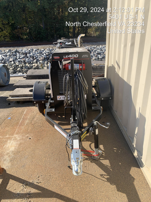 2024 Lincoln Electric LE400 Kubota V1505, Trlr, Cable Rack, Light Kit, ES Decals, T3