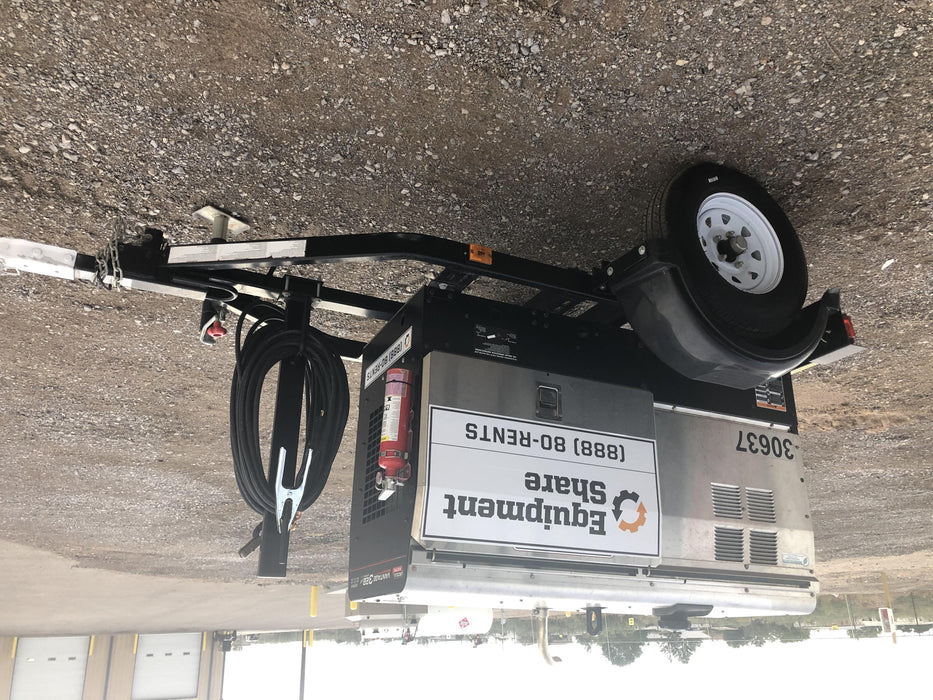 2019 Lincoln Electric Vantage 322 Welder Ready-Pak 3, Two wheel trailer, Fender and Light kit, Cable Rack