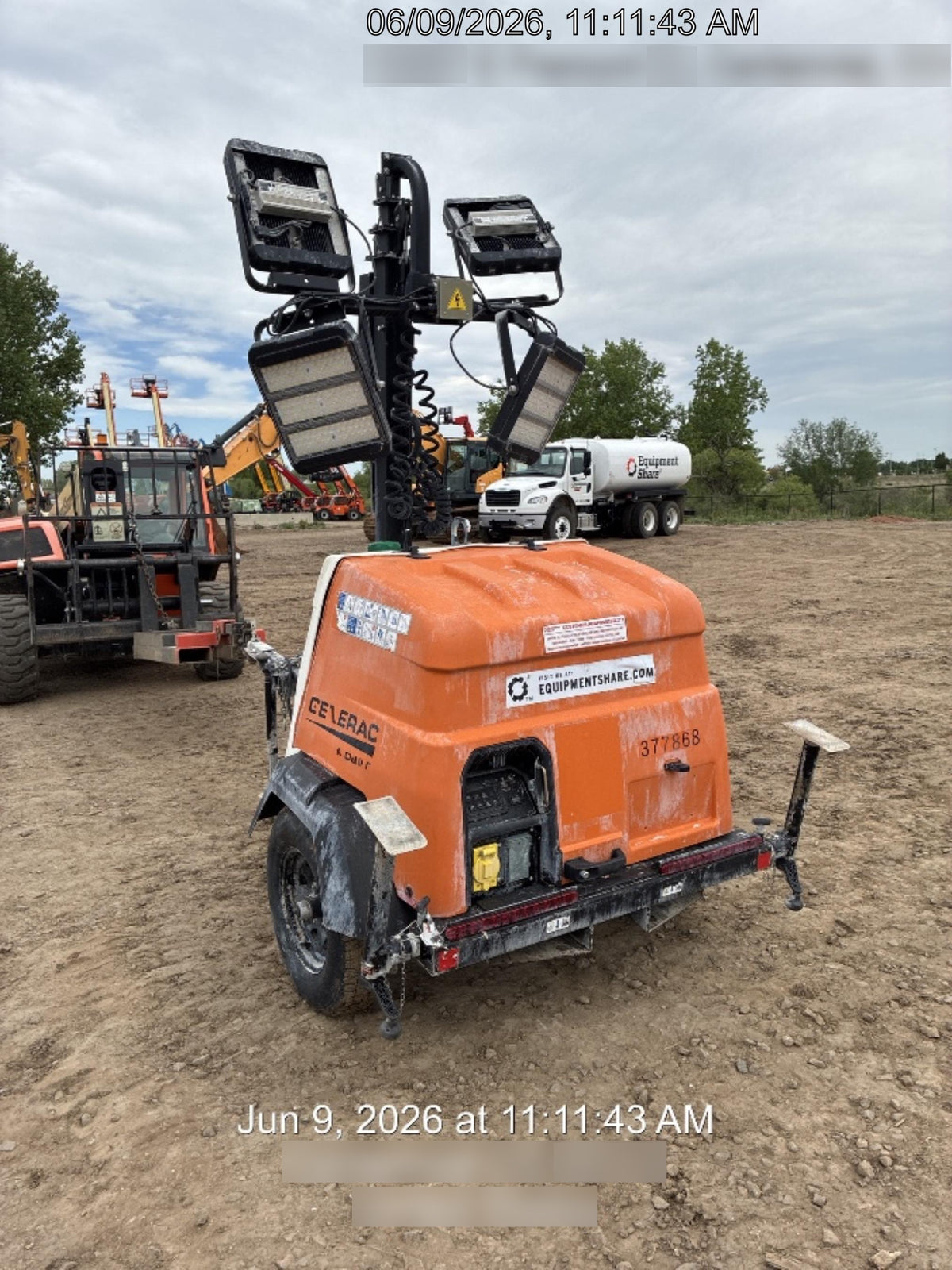 2023 Generac MLT2 Diesel, Flex Switch 120V Input, Powerzone Controller, 
(4) 320W LED Lights, 4kW Generator, 39.9 Gal Fuel Tank, 2" Ball, T3