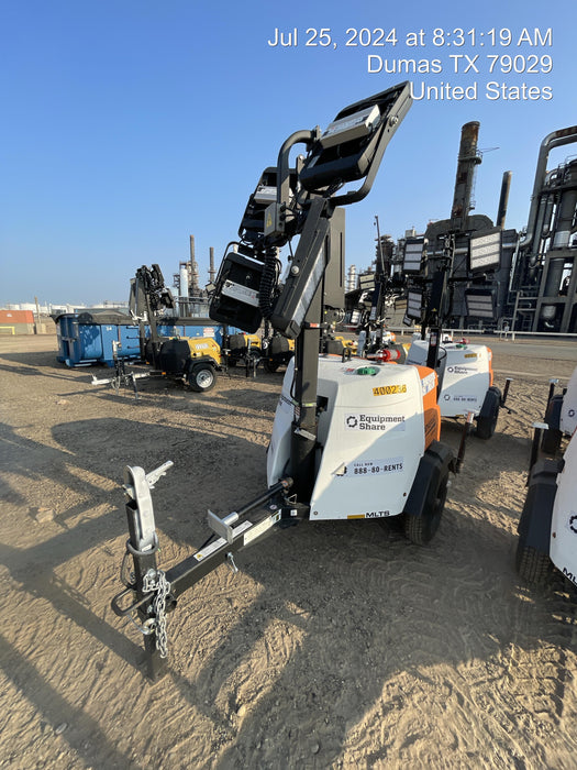 2024 Generac MLT2 Diesel, Flex Switch 120V Input, Powerzone Controller, 
(4) 320W LED Lights, 4kW Generator, 39.9 Gal Fuel Tank, 2" Ball, T3