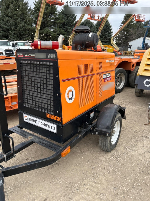 2021 Lincoln Electric Vantage 549X Ready Pak 3, ORANGE (includes trailer, cable rack, fender light kit)
