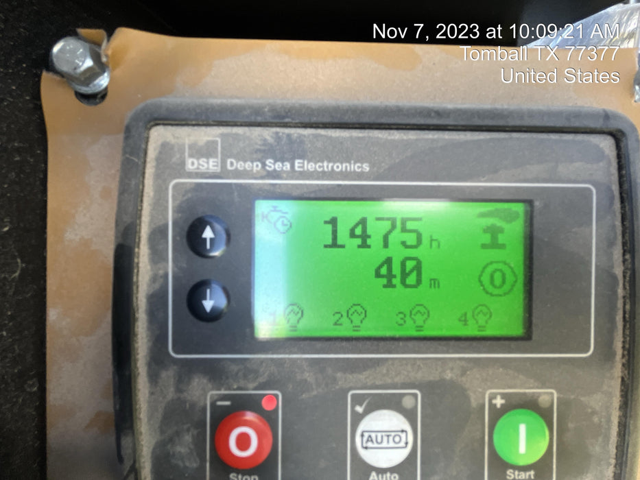 2022 Allmand NLV3GR (4) LED Light Fixture 350W, 23' Vertical Mast, 3kW Prime, Towable, Deep Sea L401, Leveling Jacks, Yanmar T4F 5.8hp